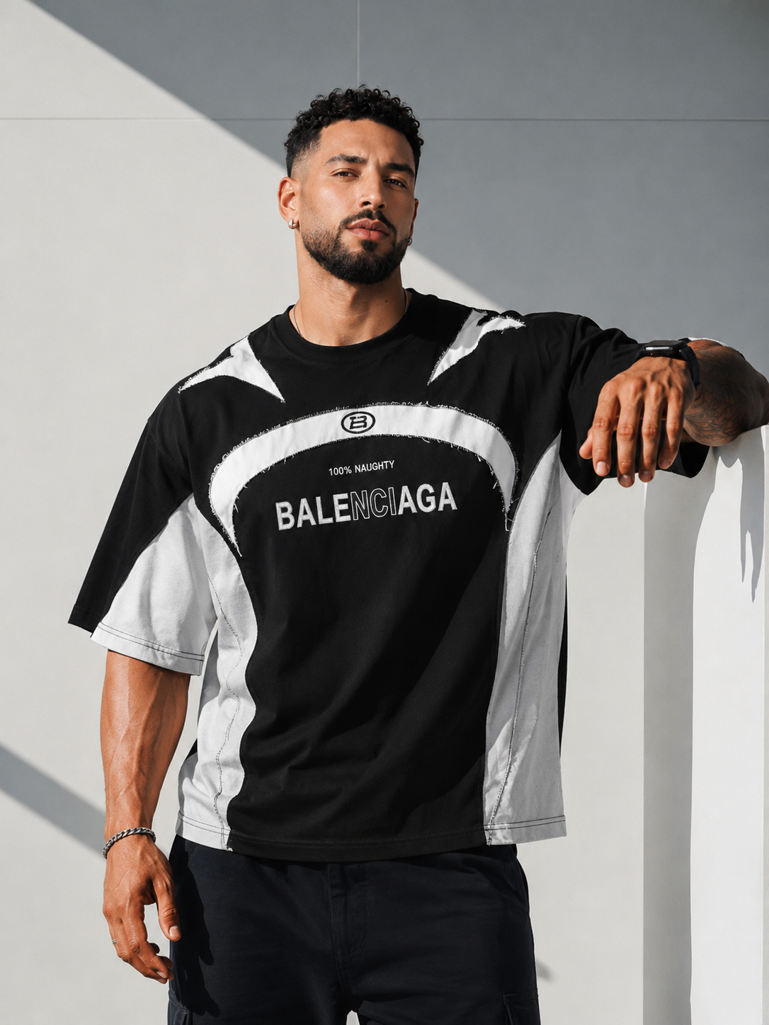 تیشرت مردانه Balenciaga مستر پنلی
