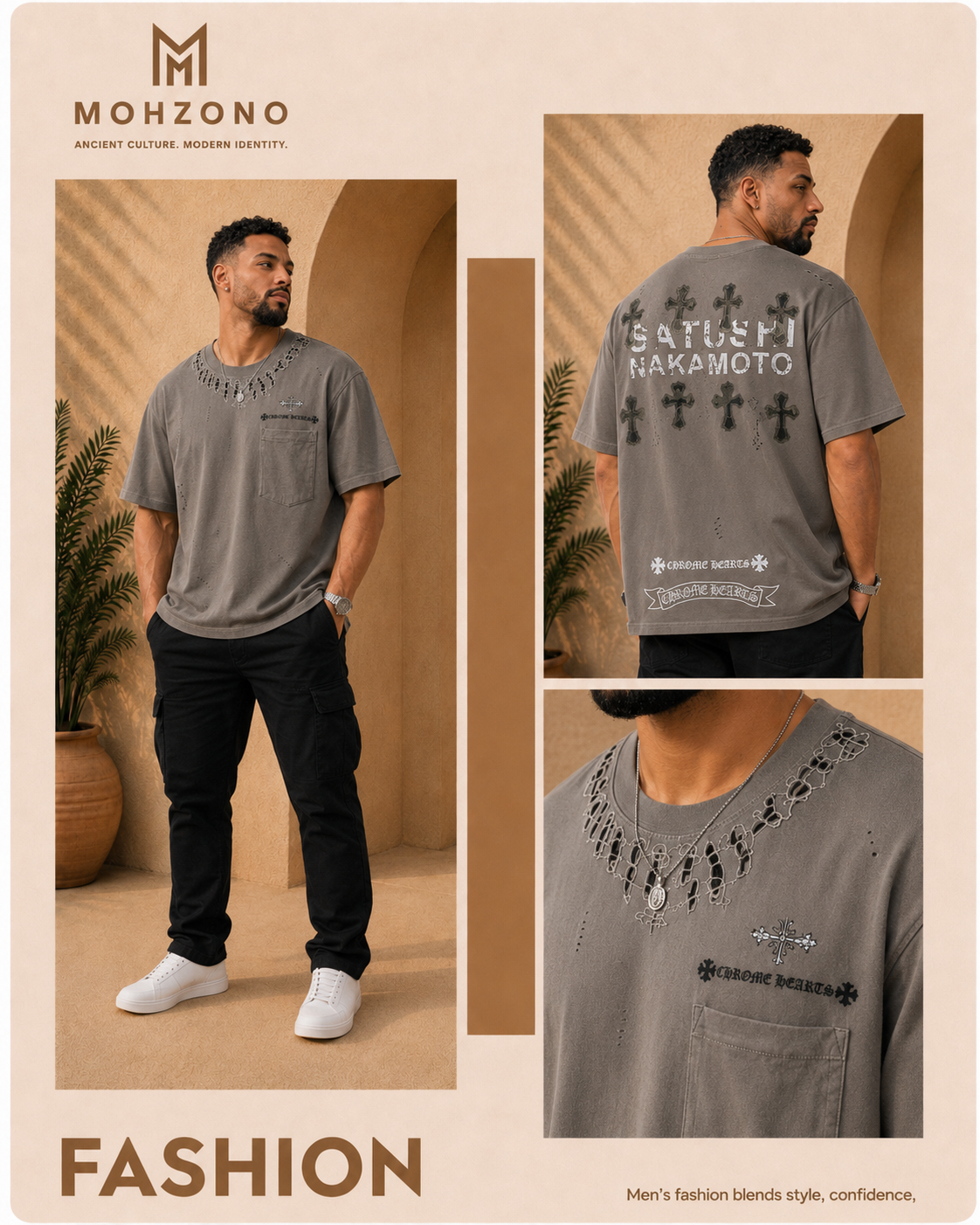 تیشرت مردانه chrome hearts