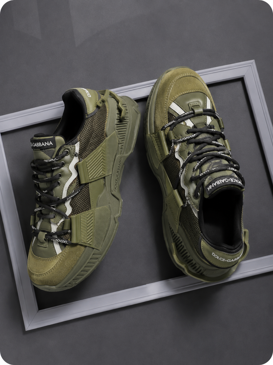 کتونی مردانه دولچه گابانا چانکی سبز