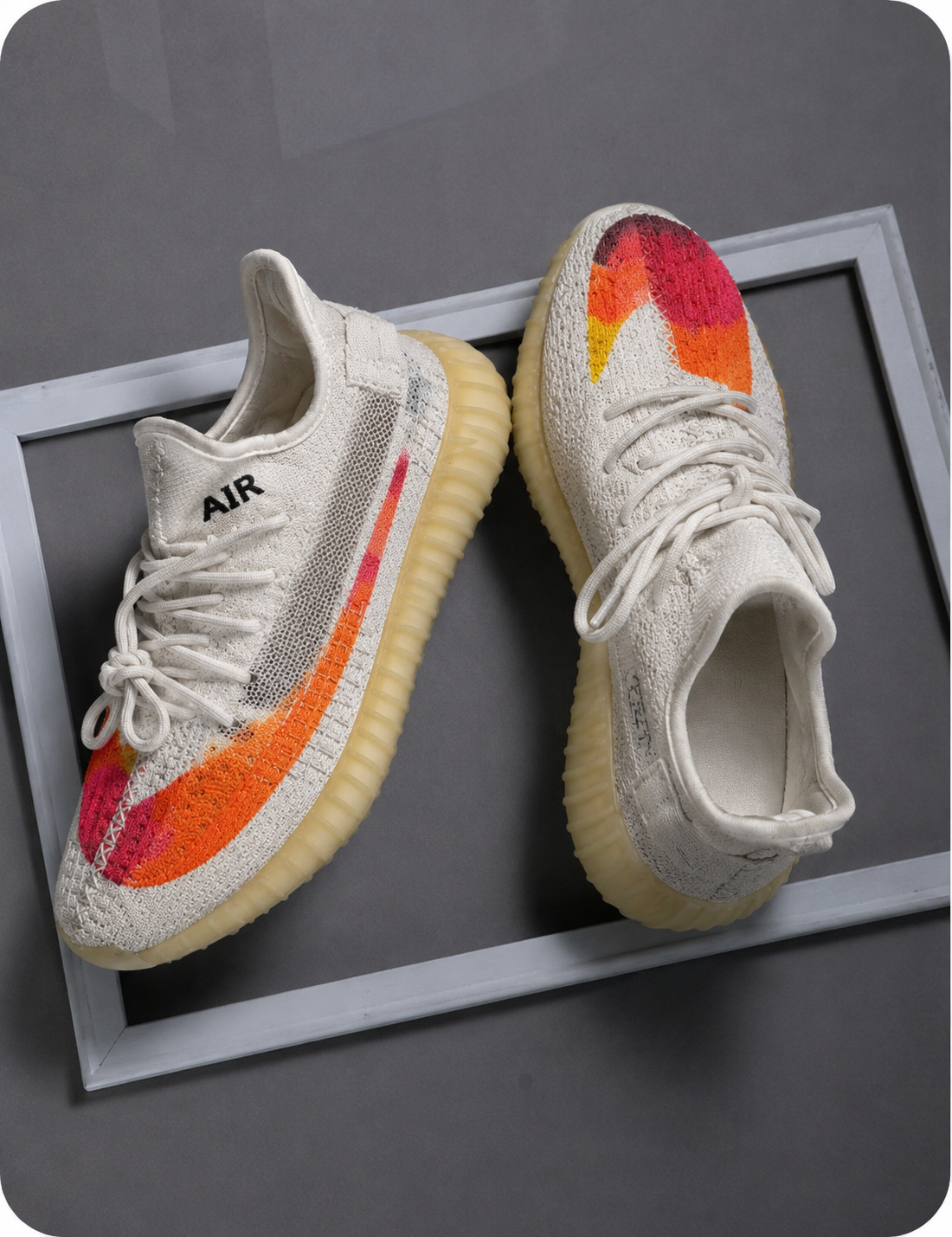 کتونی مردانه بافتی طرح Yeezy boost